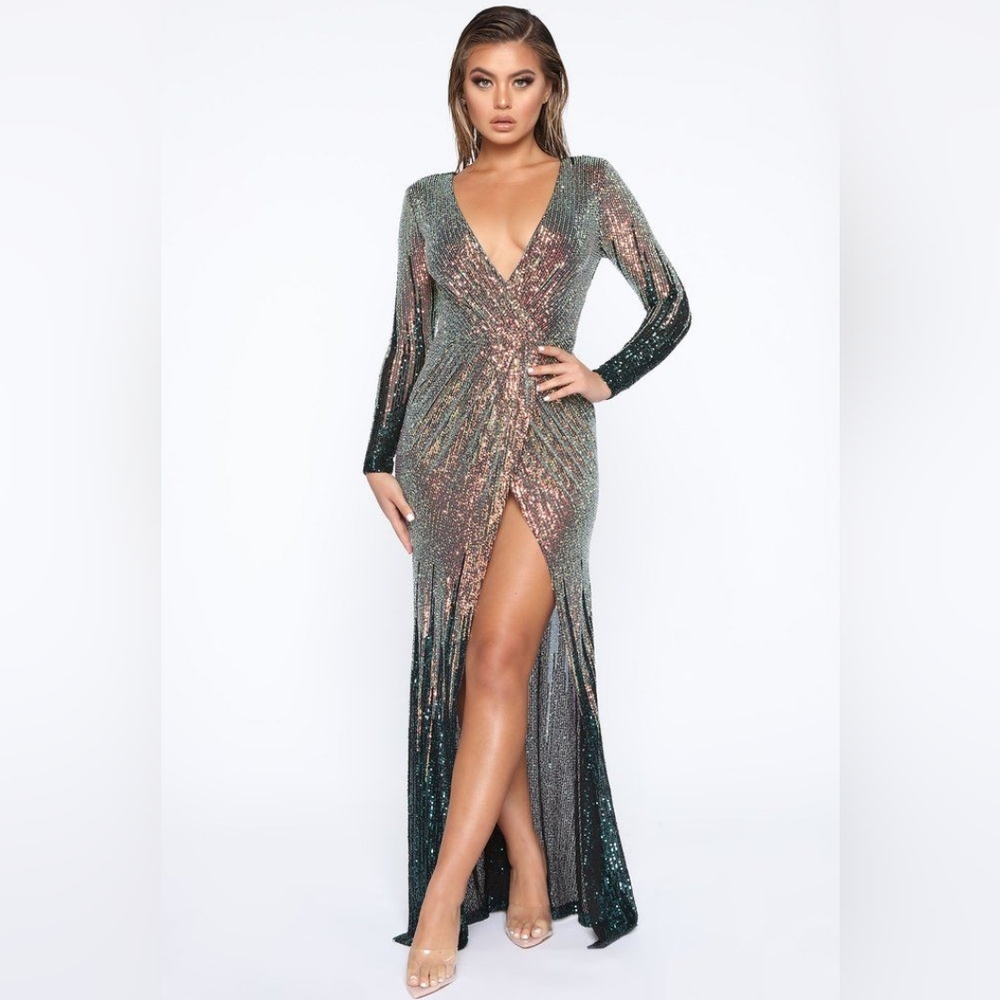 Banjul sequin gown maxi formal dress - Picture 2 of 15